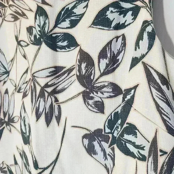 J. CREW Floral Woven Cotton Lined Sheath Dress Sz 14 - Picture 3 of 7